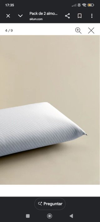 DE 65€ AHORA 32€ CHOLLAZO 2 Almohadas Viscoelástic