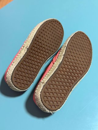 Zapatillas Vans Slip-On Rosas y Beige
