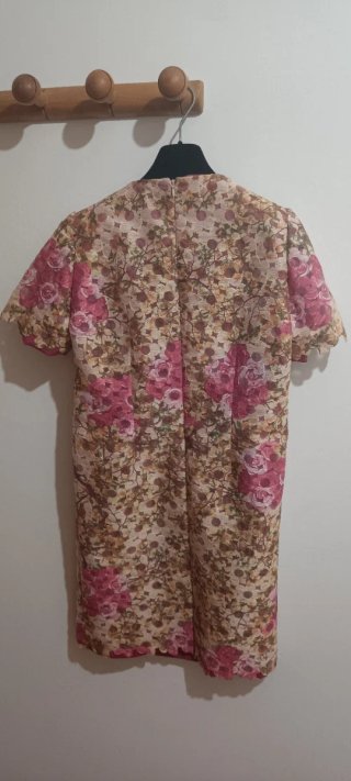 Traje abrigo y vestido a juego