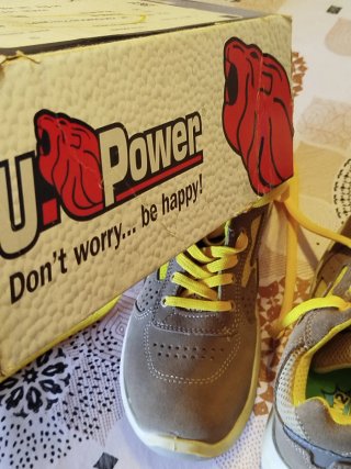 Zapatos de seguridad U-Power Marrón/Gris