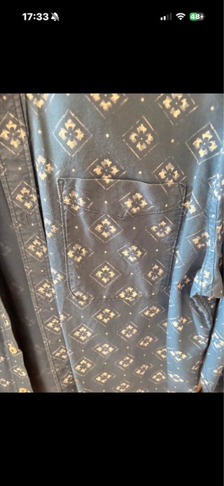 Camisa Jack & Jones azul estampada