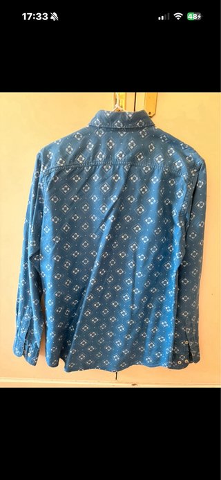 Camisa Jack & Jones azul estampada