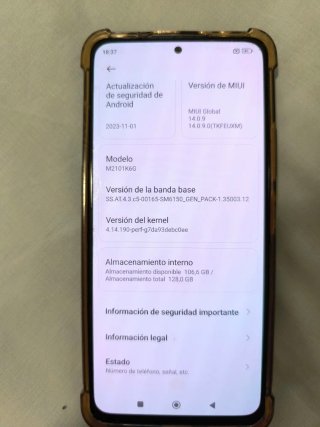 Móvil Redmi Note 10 Pro negro +cargador a estrenar