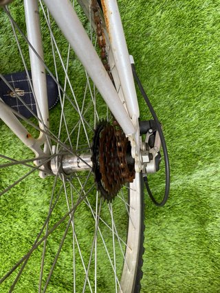 Bicicleta Orbea infantil rosa y blanca