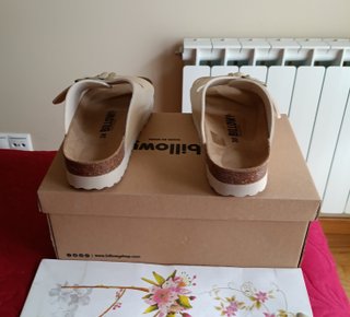 Sandalias plataforma beige Billowy Talla 38