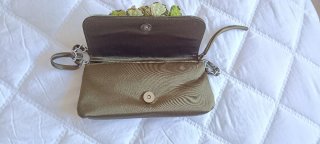 Bolso de mano verde