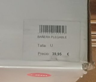 Bañera Plegable Olmitos, modelo Compact.