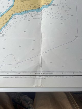 Carta náutica Lanzarote a Gran Canaria