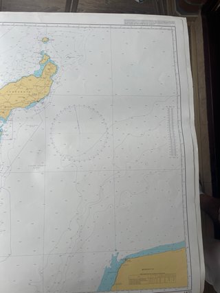 Carta náutica Lanzarote a Gran Canaria