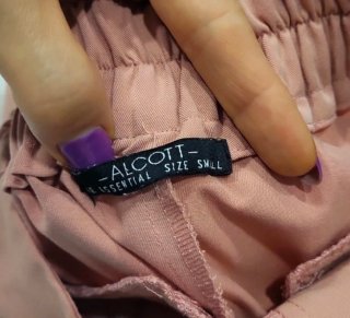 Pantaloni donna rosa eleganti