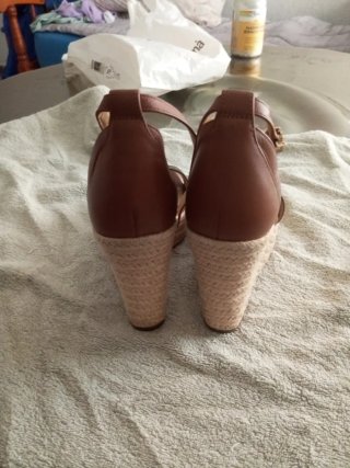 Sandalias Michael Kors Cuña Marrón
