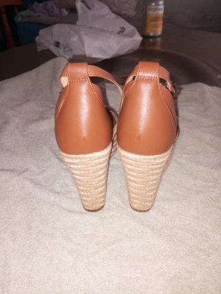 Sandalias Michael Kors Cuña Marrón