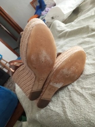 Sandalias Michael Kors Cuña Marrón