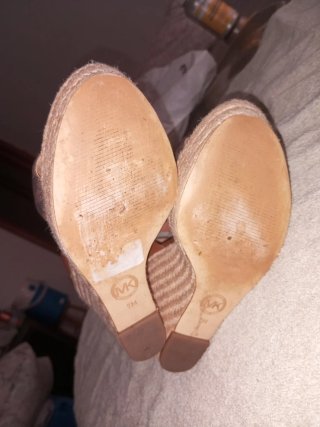 Sandalias Michael Kors Cuña Marrón