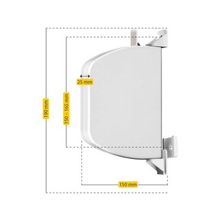 Schellenberg 50146 enrollador manual cinta