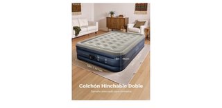 Colchón Hinchable Matrimonio iDOO Rápido 3 Min