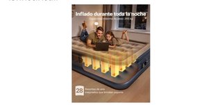 Colchón Hinchable Matrimonio iDOO Rápido 3 Min