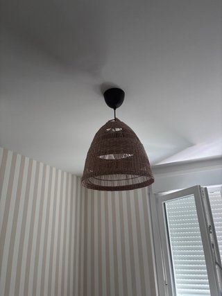 Lámpara de techo Ikea ratán