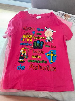 Lote 4 Camisetas Niña 3 Años