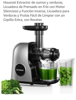 Licuadora Housnat Extractor Zumos Frío