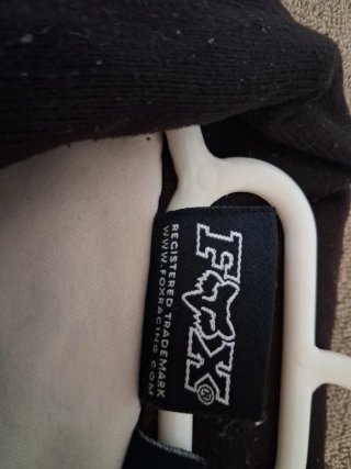 Chaqueta Moto Fox Racing Negra y Blanca