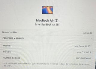 MacBook Air 15” M3 24GB 1TB + AppleCare