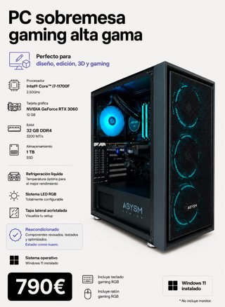 PC Gaming Alta Gama Reacondicionado