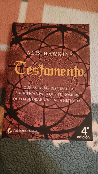 Testamento - Alis Hawkins (4ª Edición)