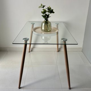 Mesa Comedor de Cristal