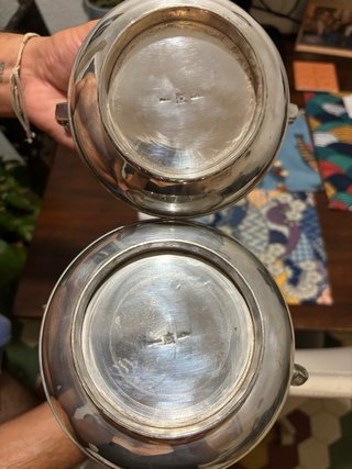 Juego de té y café Meneses Plata