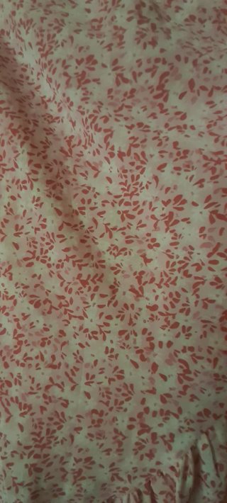 Falda rosa floral talla s