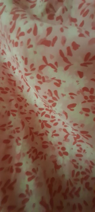 Falda rosa floral talla s