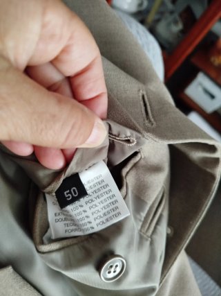 Traje de chaqueta beige hombre
