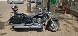 Yamaha Drag Star 1100 Custom Negra
