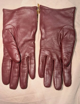 Guantes de piel AUTENTICA con Cremallera