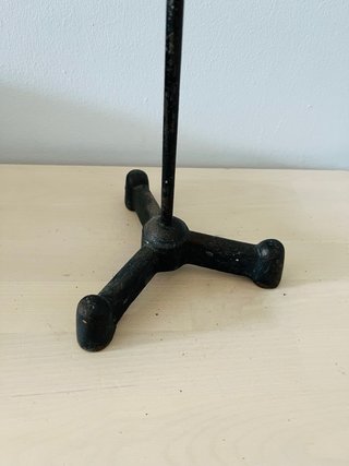 Soporte laboratorio química antiguo metal