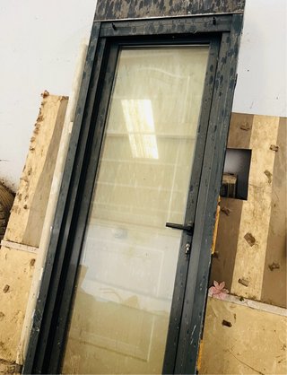 Puerta Balconera Aluminio con Persiana y Mosquiter