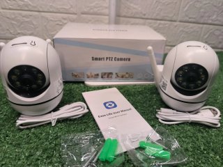 2 Cámaras Seguridad Exterior WiFi Full HD 1080p