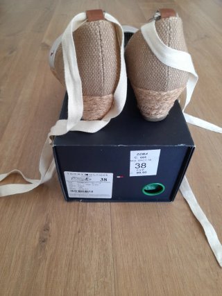 Sandalias Tommy Hilfiger Beige Cuña