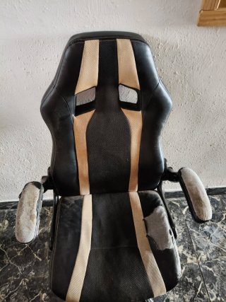 Silla Gaming Mars Gaming Negra/Beige