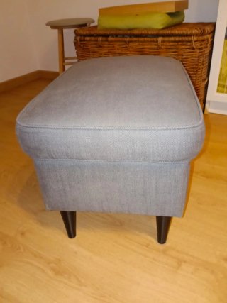Reposapiés Ikea STRANDMON Gris