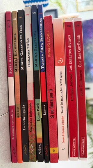 Lote de 10 libros de relatos breves