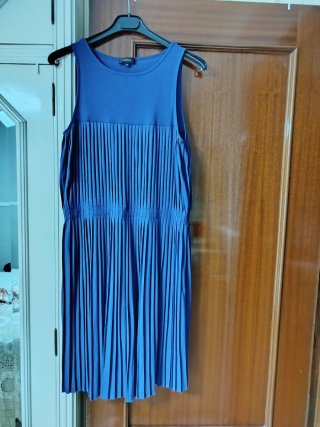 Vestido azul de Antea talla 42 Corte Ingles