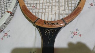 Racchette da tennis antiche Spalding e Wilson
