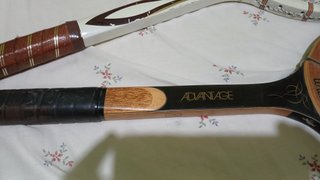 Racchette da tennis antiche Spalding e Wilson