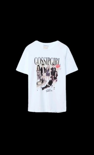Camiseta Blanca Gossip Girl