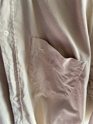 Camicia Diadora Beige Uomo