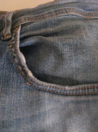 Pantalón tejano hombre azul