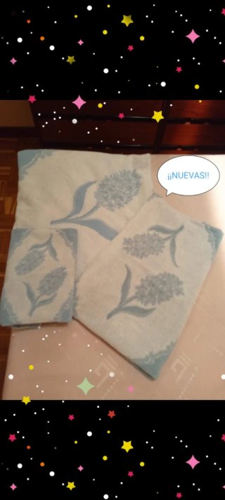 3 asciugamani in cotone con regalo