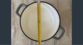Olla Hierro Fundido Masterpro Negra/Gris